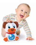 Детска играчка Clementoni Baby - Куче с въртящи очи, звук и светлина - 3t