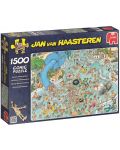 Пъзел Jumbo от 1500 части - Чудесен воден свят!, Ян ван Хаастерен - 1t
