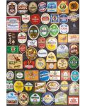 Пъзел Educa от 1500 части - Етикети от бирени бутилки - 2t