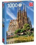 Пъзел Jumbo от 1000 части - Саграда Фамилия, Барселона - 1t