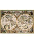 Пъзел Jumbo от 1500 части - Карта на света от 1630 г. - 2t