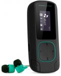 MP3 плеър Energy Sistem Clip - черен/зелен - 1t