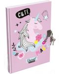 Таен дневник с катинар Lizzy Card - Uni Cool Magic, формат А5 - 1t