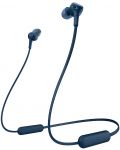 Безжични слушалки Sony - WI-XB400, безжични, сини - 1t