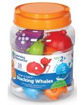 Детска логическа игра Learning Resources - Забавните китове - 1t