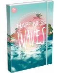 Кутия с ластик Lizzy Card A4 – Wave, Good Vibes - 1t