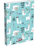 Кутия с ластик Lizzy Card A4 –Lama LOL, Lollipop - 1t