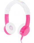 Детски слушалки BuddyPhones - InFlight, розови - 1t