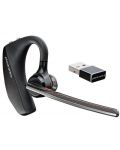 Слушалка с микрофон Plantronics - Voyager 5200 UC, черена - 1t