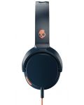 Слушалки с микрофон Skullcandy - Riff, Blue/Speckle - 3t