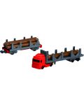 Игрален  комплект Power Train World - Товарен влак с дъскорезница, 450 cm - 4t
