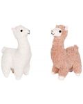 Детска играчка - Плюшена лама, бежов или бял цвят - 1t