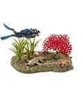 Фигурки Schleich от серията Аксесоари към Диви Животни: Водолаз в кораловия риф - 1t