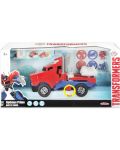 Детска играчка Smoby - Камион за битка Оптимус Прайм, със звук и светлина - 1t
