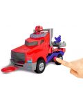 Детска играчка Smoby - Камион за битка Оптимус Прайм, със звук и светлина - 4t