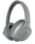 Безжични слушалки с микрофон Audio-Technica - ATH-ANC700BT, сиви - 1t