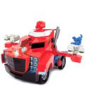 Детска играчка Smoby - Камион за битка Оптимус Прайм, със звук и светлина - 2t