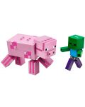 Конструктор Lego Minecraft - BigFig Pig with Baby Zombie (21157) - 3t