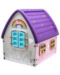 Детска градинска къща за игра Starplast - Unicorn Grand House - 2t