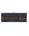 Механична клавиатура Redragon - Daksa K576R-BK, Brown, LED, черна - 1t