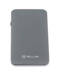 Портативна батерия Tellur - Slim Metallic, 5000 mAh, сива - 2t