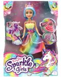Кукла Funville Sparkle Girlz - Дъга и Еднорог, 28 cm, асортимент - 3t