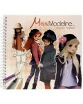 Албум за млади дизайнери Avenue Mandarine Miss Modeline - За оцветяване, Есен - 1t