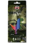 Цветни моливи Dino - 12 цвята - 1t