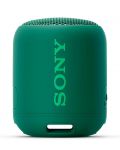 Портативна колонка Sony - SRS-XB12, зелена - 1t