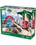 Комплект Brio - Влак с релси и аксесоари, Travel Switching, 42 части - 1t