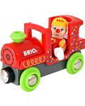 Играчка Brio - Влакче с клоун - 3t