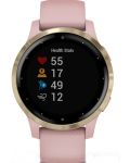 Смарт часовник Garmin - vívoactive 4S, 40mm, 1.1, златист/розов - 2t