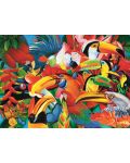 Пъзел Trefl от 500 части - Пъстроцветни птици, Греъм Стивънсън - 2t