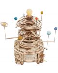 Дървен 3D пъзел Robo Time от 316 части - Механичен планетариум - 1t