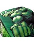 3D раница за детска градина Karactermania Hulk - Superhuman, с колелца - 5t