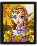 3D плакат с рамка Pyramid Games: The Legend of Zelda - Zelda to Sheik - 1t