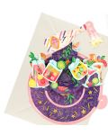 3D картичка Santoro Pirouettes - Birthday Cocktails - 3t