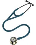 3M Littmann Cardiology IV Стетоскоп, Carribean Blue, Champagne-Finish - 1t