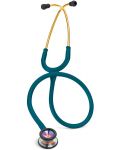 3M Littmann Classic II Pediatric Стетоскоп, Caribbean Blue, Rainbow-Finish - 1t