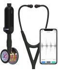 3M Littmann CORE Digital Електронен стетоскоп, Black, High Polish Rainbow-Finish - 2t