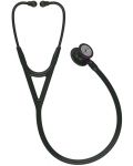 3M Littmann Cardiology IV Стетоскоп, Black, Black-Finish, Violet Stem - 1t