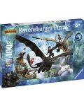 Пъзел Ravensburger от 100 XXL части - Тайнственият свят на драконите - 1t