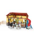 Комплект Schleich Farm World - Двуетажна конюшня, с фигурки и аксесоари - 2t