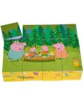 Дървени кубчета Eichhorn - Peppa Pig, 12 части,Асортимент - 8t