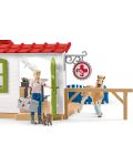 Комплект аксесоари Schleich Farm World - Ветеринарен кабинет с животни - 4t