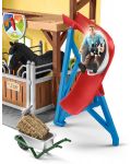 Комплект Schleich Farm World - Двуетажна конюшня, с фигурки и аксесоари - 5t