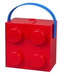 Кутия за храна Lego Wear - Червена, с дръжка - 1t