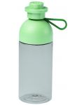 Бутилка за вода Lego - Зелена, 500 ml - 1t