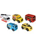 Детска играчка Toy State - Работни коли в града, 5 броя в комплект - 2t