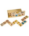 Детска игра Pino Toys - Домино, Джунгла - 1t